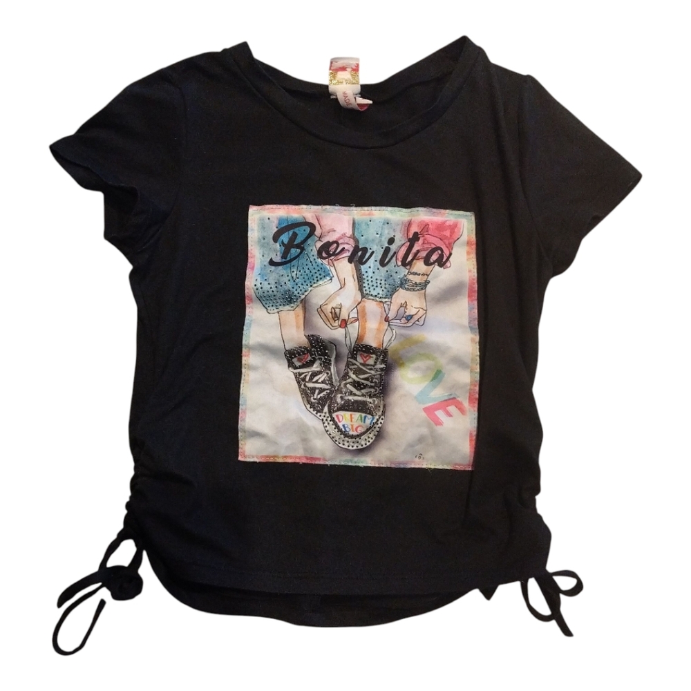 Bonita Black Kids Graphic Tee